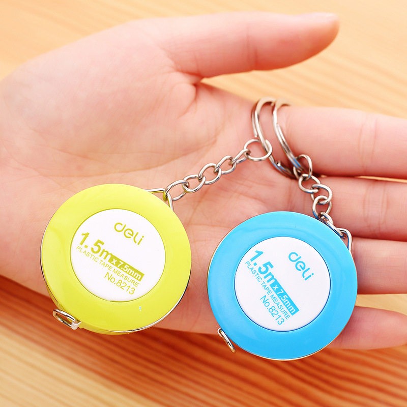 得力皮卷尺迷你量衣尺可爱随身便携测量三围胸围臀围腰围软尺子,居家布艺,尺子,淘宝优惠券,粉丝福利购,淘宝优惠卷