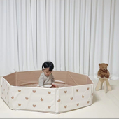 儿童室内充气圆形游泳池戏水玩具多功能家用大号折叠海洋球游戏垫