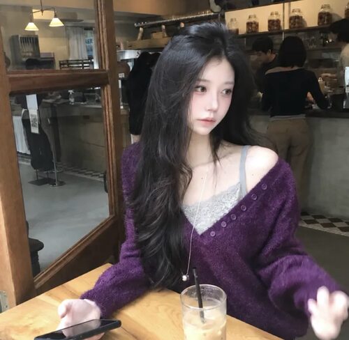 Shawne 26s秋新韩国正品代购 小众侧边纽扣性感V领甜美舒适针织衫