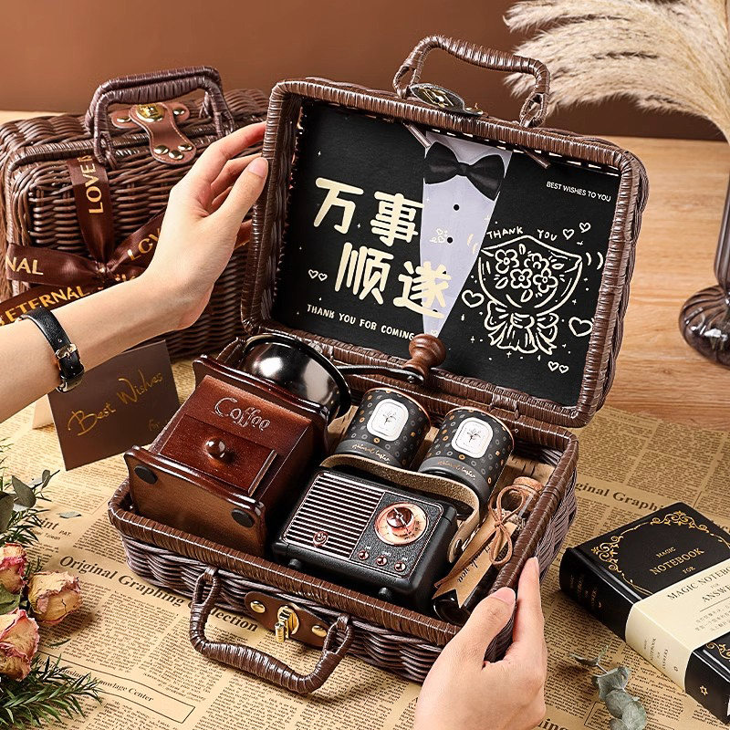 咖啡机礼盒生日礼物送伴郎高级感