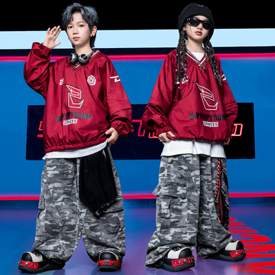 儿童街舞演出服男女童嘻哈hiphop