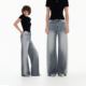 拖地裤 UTAOTUO「银河系列006」满天星闪钻珍珠直筒牛仔裤 女春季