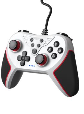 PC电脑USB有线游戏手柄switch手柄带连发功能震动ns主机steam通用