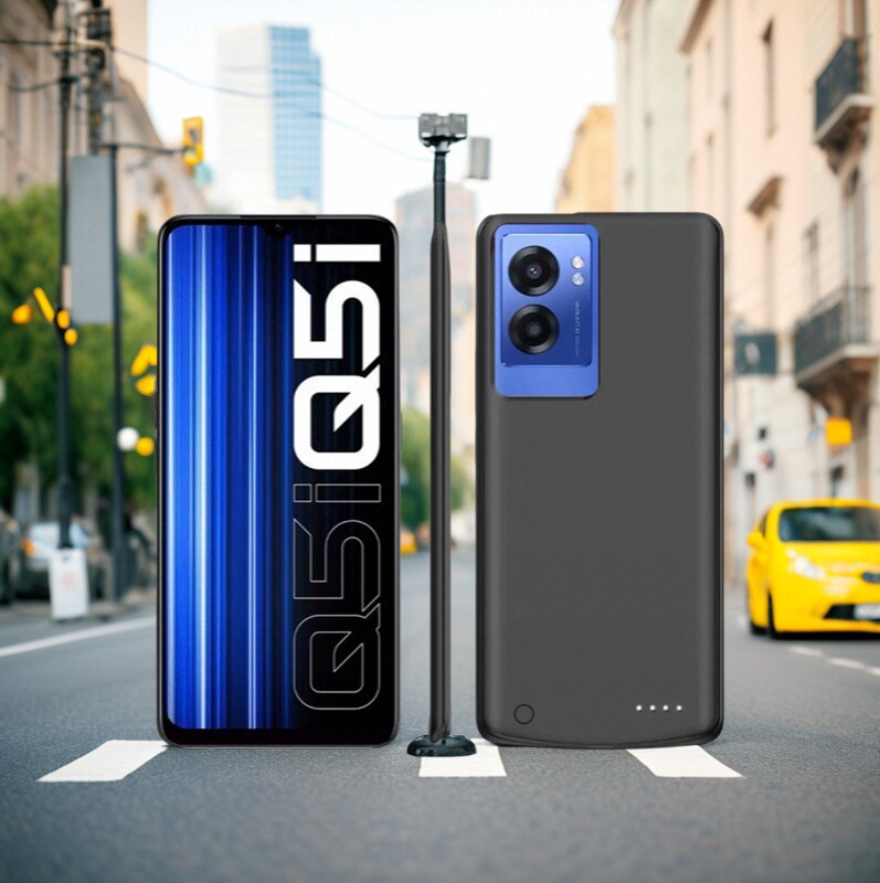 适用realmeQ5Pro背夹电池Q2便携式充电宝真我Q3S手机壳大容量电源