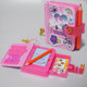 粉红兔过家家玩具迷你秘密记事本仿真儿童女孩礼物贴纸收纳盒小孩