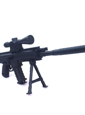 AWM突击狙击枪拼装玩具仿真吃鸡98k儿童男孩机枪模型暗夜突围AK47