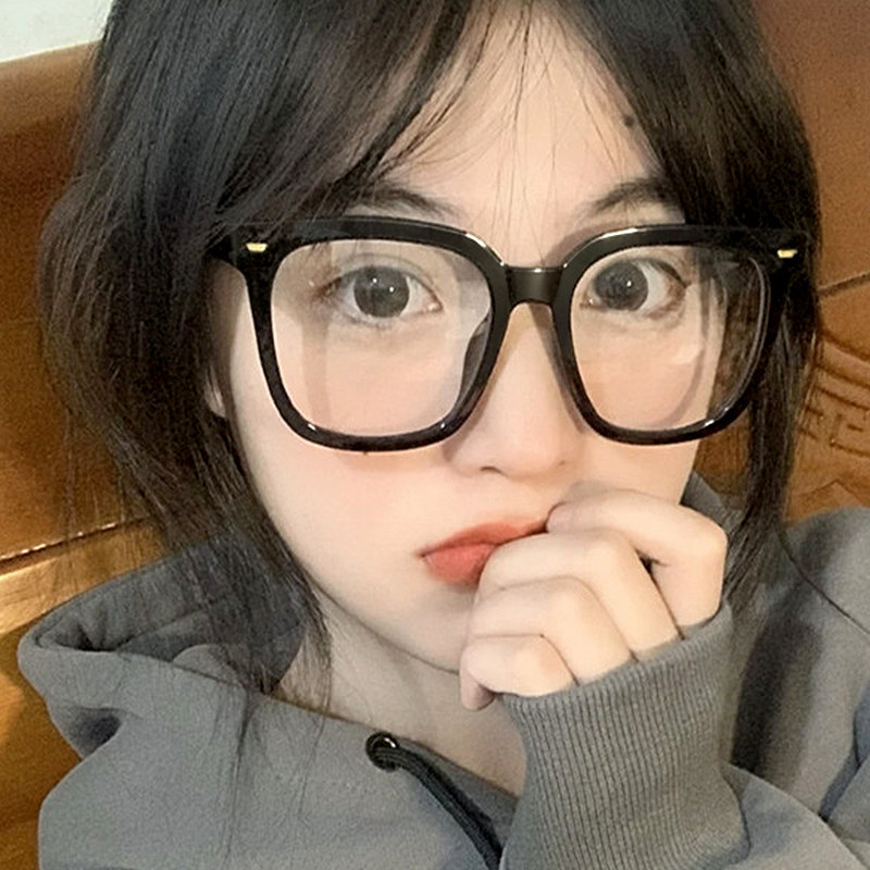 近视眼镜女韩版潮素颜超轻大框显瘦网上可配度数黑框眼睛框镜架男,ZIPPO/瑞士军刀/眼镜,定制成品光学镜,淘宝优惠券,粉丝福利购,淘宝优惠卷