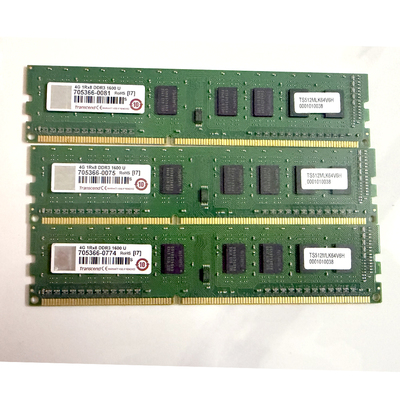 原装创见 4G 1Rx8 DDR3 1600 U 台式内存 Transcend 工控机内存