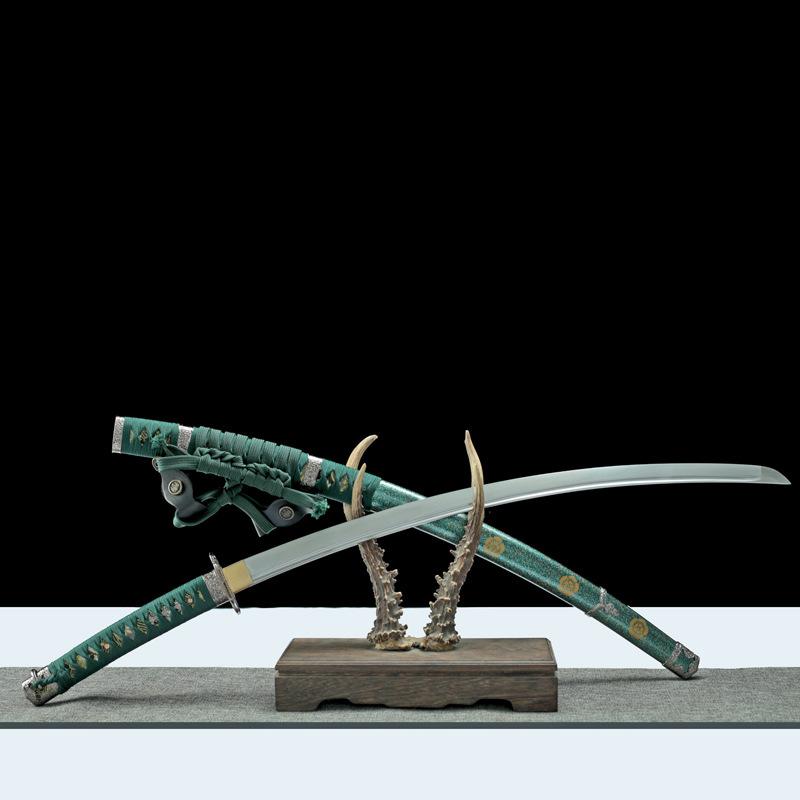 龙泉刀剑一体锻打日式冷兵器影视