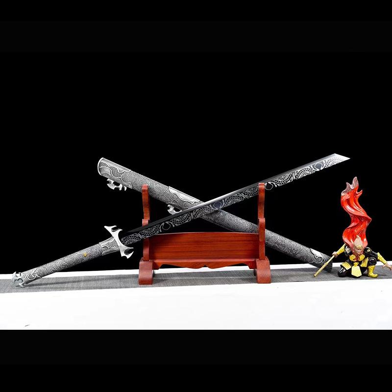 龙泉侍诚宝剑唐横刀一体高锰钢刀