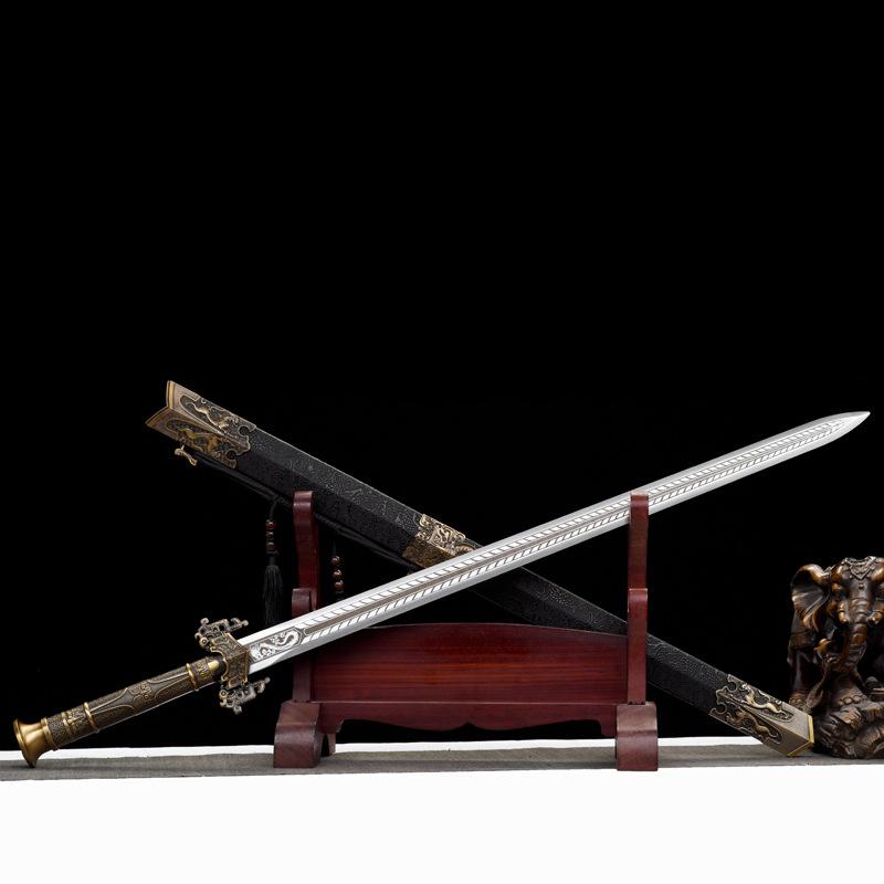 龙泉市刀剑手工一体锻打汉剑