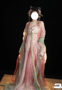 汉服出租 正版有香如故春日宴桃花花神 十二花神系列 柯子裙汉服