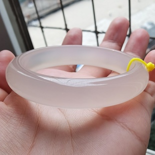 上等香槟金色玛瑙手镯高冰马料玉髓白月光纯天然女款玉石小众礼物