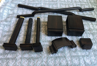 黄腾鸟笼配件 乌木9件套   新款