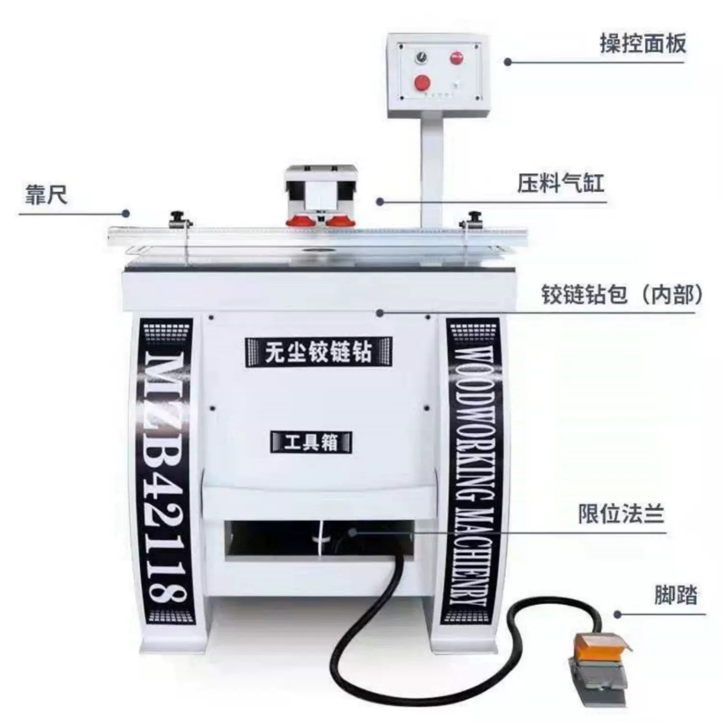 无尘铰链钻下打孔铰链钻孔机木工铰链合页打孔机上打孔钻孔机