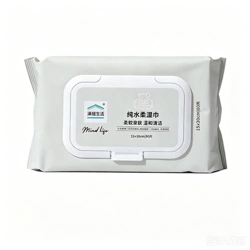 全家 满懂生活纯水柔湿巾80片