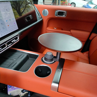 理想L6/L7/L8/L9/ONE方形圆形悬浮小桌板 前后排旋转托盘杯架餐桌