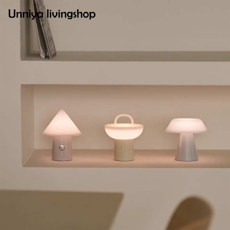 韩国直邮lumena小夜灯无线睡眠灯台灯夜间感应灯房间气氛灯露营灯