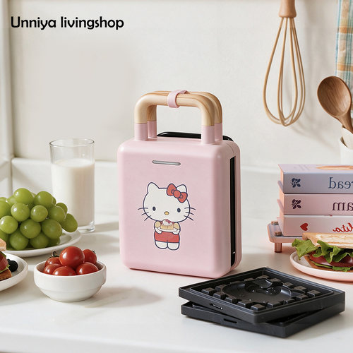韩国凯蒂猫三明治机早餐机轻食机