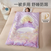 Детский спальный мешок, универсальное одеяло для школьников на четыре сезона, поддерживает постоянную температуру, подходит для подростков