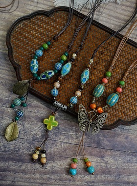 小红书同款小狗项链新中式民族风