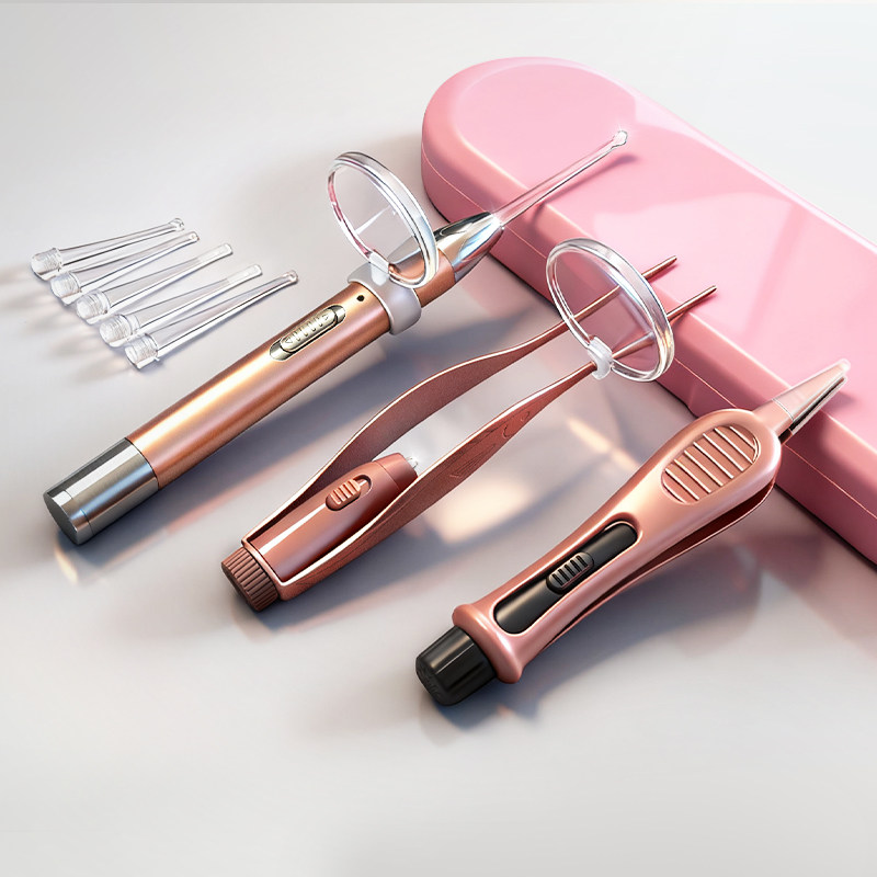 发光耳勺充电套装掏耳勺耳屎镊儿童可视挖耳勺鼻屎夹带灯采耳工具,家庭/个人清洁工具,耳勺,淘宝优惠券,粉丝福利购,淘宝优惠卷