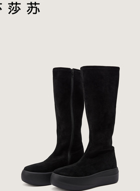zsazsazsu莎莎苏2025冬季拉链长筒瘦瘦靴靴休闲时装靴ZA65720-41