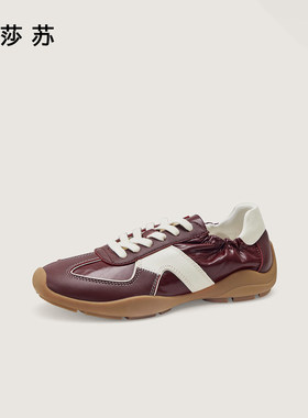 zsazsazsu莎莎苏2026春季运动休闲鞋拼接芭蕾德训鞋女Z76185Y-01