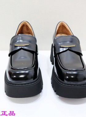 Tigrisso蹀愫2025秋蝶愫厚底增高学院风乐福鞋深口单鞋TA65502-50