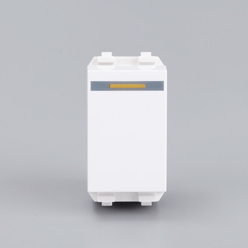 128一位开关插座单控组装模块