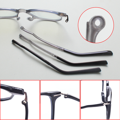 TR90眼镜腿脚双牙凸牙1.2通用1对