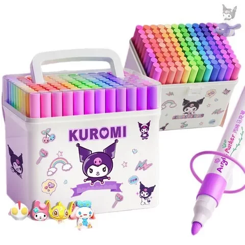 小丙烯马克笔美术不透色可叠色彩笔绘画笔水彩笔儿童