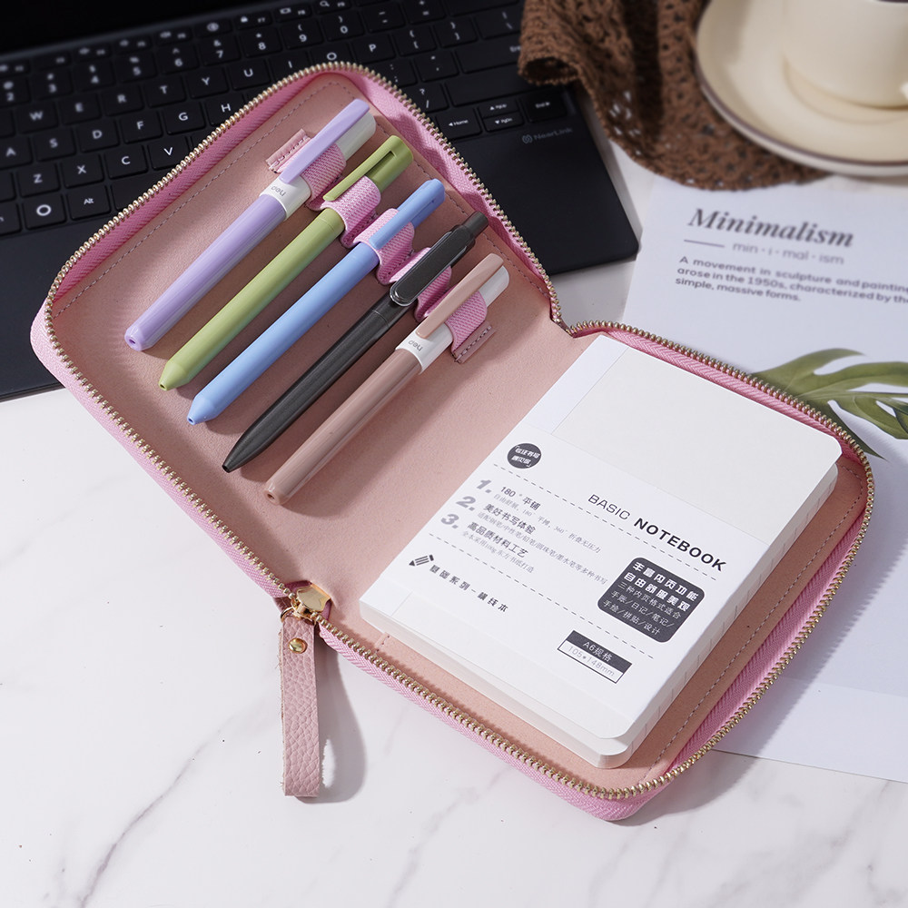 新款真皮荔枝纹A6笔记本拉链包 手账本拉链袋商务工作笔记本,文具电教/文化用品/商务用品,笔记本/记事本,淘宝优惠券,粉丝福利购,淘宝优惠卷