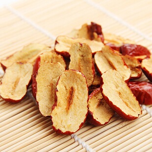 若羌红枣干无核红枣片枣条干脆枣干若羌脆枣片500克