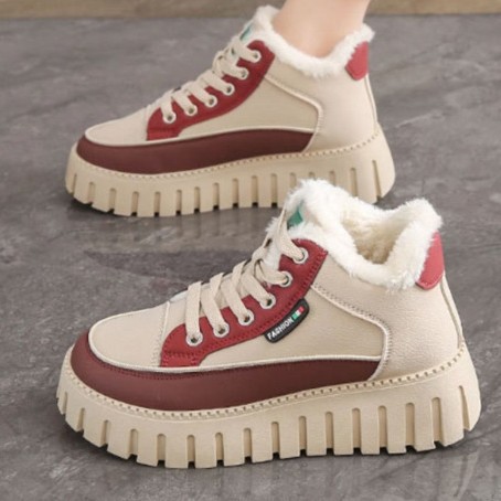 官网正品【定制】XY221-1新款女鞋棉鞋2025冬季中帮保暖厚底休闲