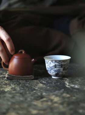已宽堂（无忧集）青花人物套组