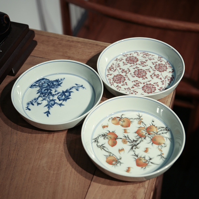 一九茶舍仿古釉茶承壶承