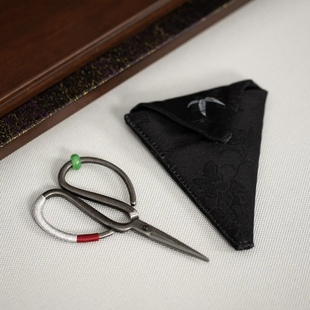 一九茶舍泡袋茶剪刀绑线铁艺小剪刀带包功夫茶具配件茶道零配小号