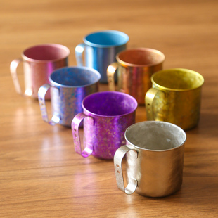 纯钛马克杯重40克容量330ml茶杯户外便携超轻喝茶杯子喝水咖啡杯