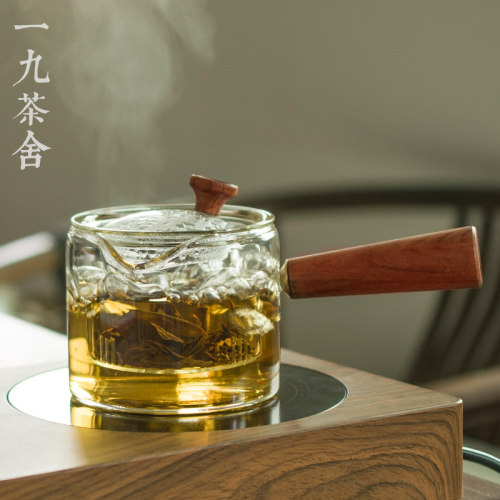 一九茶舍新羽手工侧把壶煮茶壶