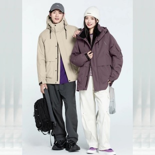 2025款男女同款活面脱卸羽绒服九成品S7916衣皮外壳翻新定制加工