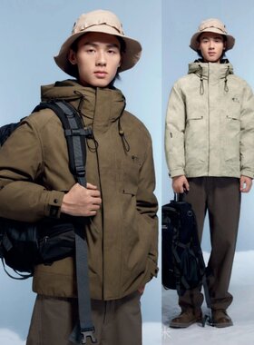2025新款男款休闲短款羽绒服九成品L25008半成品翻新定制冲绒加工