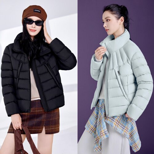 2026新款羽绒服九成品女士款宽松短款衣壳翻新定制加厚加工J7016