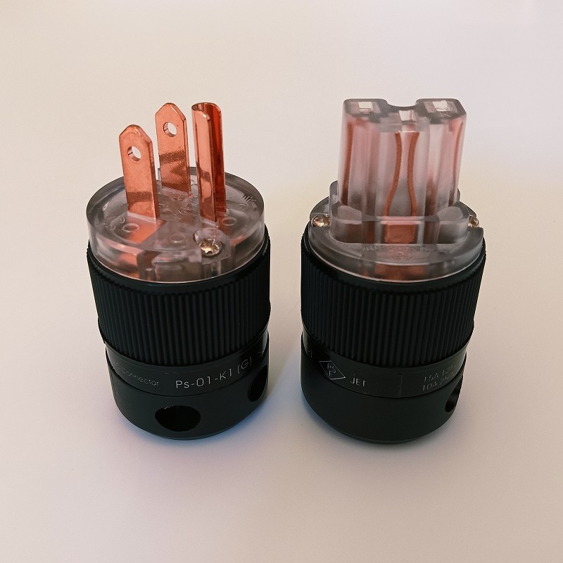 PS01K1冷冻版纯紫铜发烧美标国标电源插头功放音响音箱美式HIFI头,影音电器,插头,淘宝优惠券,粉丝福利购,淘宝优惠卷