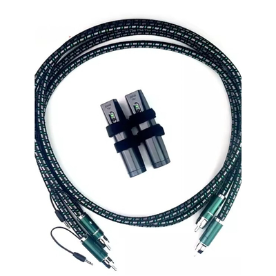 原厂发烧Audiophile Columbia镀银信号线RCA高保真音频讯号rca线