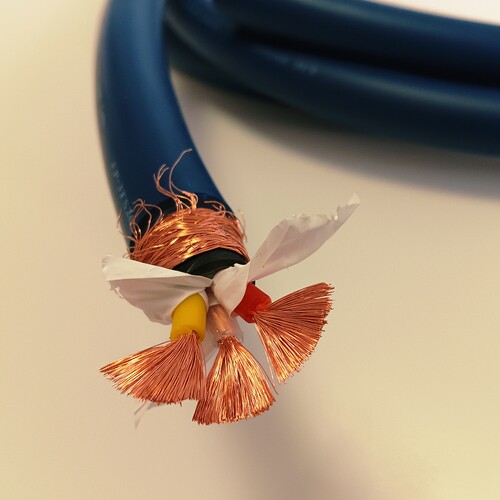 古河FP-3TS20蓝丝带OCC单结晶铜 hifi发烧功放音箱音响电源线