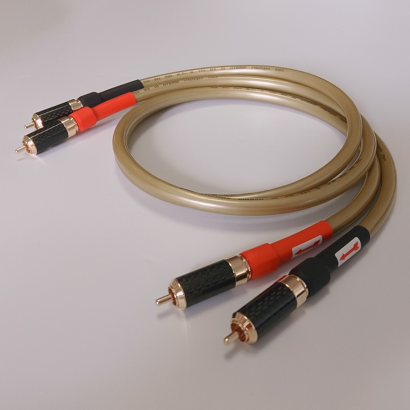 荷兰范登豪HIFI经典D102MK 音响功放音频线信号线 发烧镀银讯号线