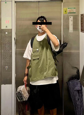 BEAMS SSZ日系复古外搭防水机能工装马甲休闲四季穿搭CityBoy潮男