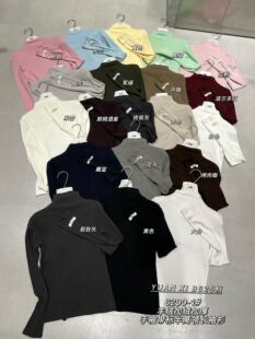 T恤女秋冬加绒加厚磨毛内搭打底衫 1半高领百搭长袖 上衣 熙6200 元