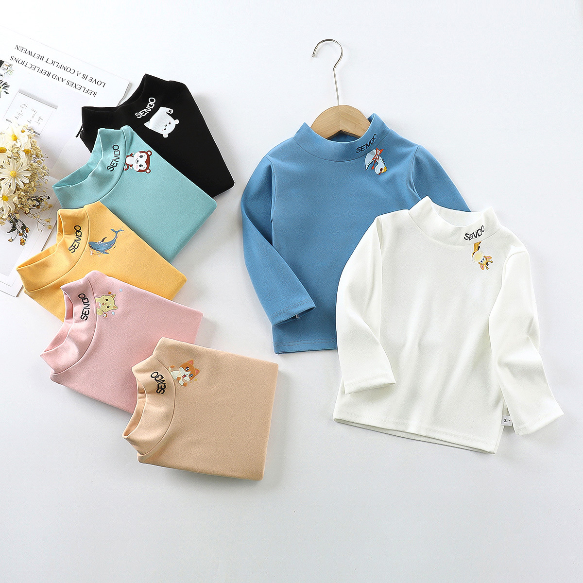 中领中大男女童保暖秋衣